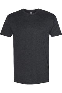 Футболка унисекс из замши Next Level, цвет heather charcoal