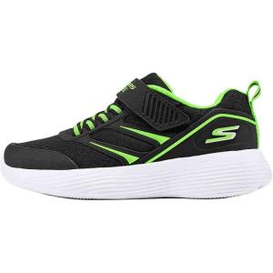 МАЛЬЧИКИ. Нескользящие, износостойкие, низкие детские кроссовки для повседневной носки. Skechers Kids, черный