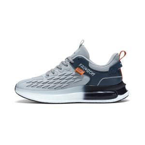 KYMOOU Амортизирующие нескользящие дышащие низкие повседневные кроссовки мужские бело-серые, цвет White Gray