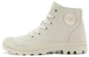 Туфли Pampa Canvas унисекс с высоким берцем светло-коричневые Palladium