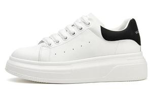 Кеды, скейтборд обувь женская низкая Josiny, белый/черный