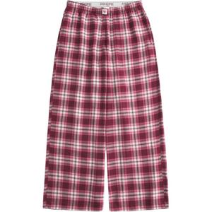 Hollister/ Повседневные брюки женские темно-красные в клетку