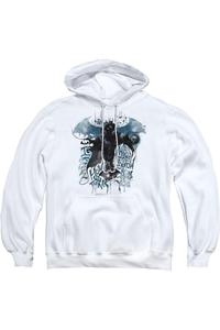 Batman Arkham Knight I Know Adult Pull Over Hoodie / Толстовка с капюшоном Gildan, белый
