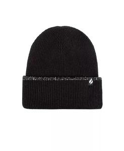 Шляпа Teton Roll Hat с люрексом в полоску Heat Holders, черный