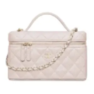 CHANEL Цепной наплечный ремень одноручная сумка женская светло-розовая