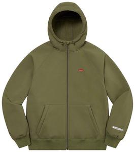 Толстовка Supreme x WINDSTOPPER Zip Up Hooded Sweatshirt 'Dark Olive', зеленый