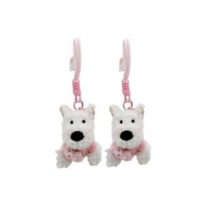 Очаровательный маленький щенок кулон для рюкзака брелок плюшевая игрушка 10см высота KUMAOYA