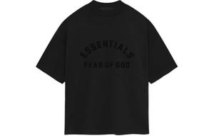 Мужская футболка Fear of God Essentials, Черный как смоль
