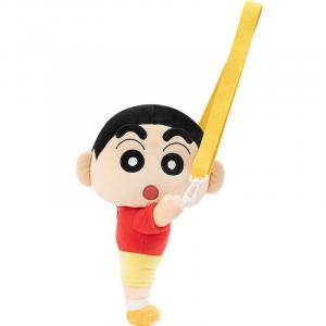 Большая плюшевая игрушка с персонажами Crayon Shin chan, коллекционная кукла из мультфильма, высота 32 см Crooked Melon Production, hug doll
