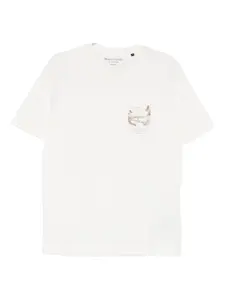 Футболка с графическим карманом Marc O'Polo, белый