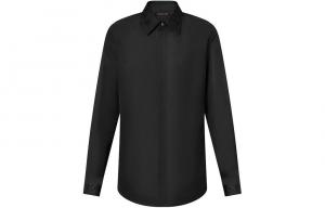 Рубашка мужская Louis Vuitton классическая, черный