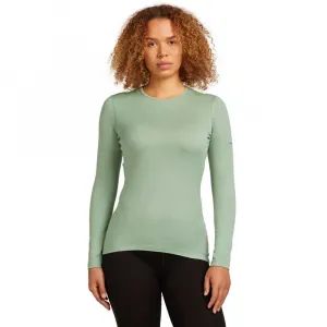 Базовый слой с длинным рукавом Icebreaker Merino 200 Oasis Crewe, зеленый