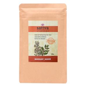Краска для волос Satva Natural травяная краска для волос натуральная травяная краска для волос красного дерева 100г Sattva