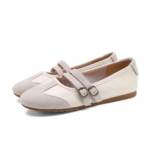 FOXER Туфли Мэри Джейн женские желтые