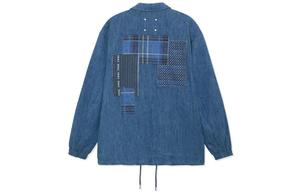 Скейтборд джинсовая куртка мужская синяя Lining, синий