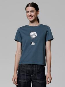 Футболка Веселый космонавт в бензине wat? Apparel