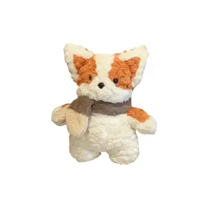 Шарф для короткошерстных такс кукла плюшевая кукла высота 35см KUMAOYA, оранжевый