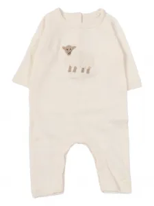Комбинезон с вышивкой Tartine Et Chocolat, нейтральный