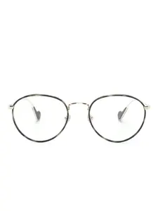 Очки в круглой оправе Moncler Eyewear, серый