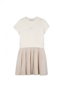 Платье-Свитер с короткими рукавами Michael Kors Kids, Cream