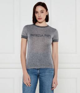 Футболки Slim fit Patrizia Pepe, серый