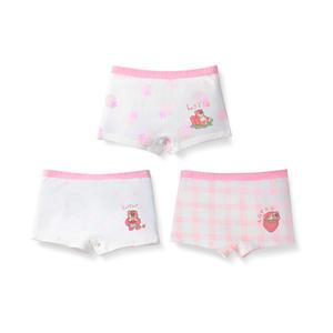Детские трусики Disney, 3 Pieces Set (Large Strawberry + Large Grid + Heart)