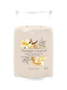 Свеча с ароматом ванильного крем-брюле Yankee Candle, коричневый