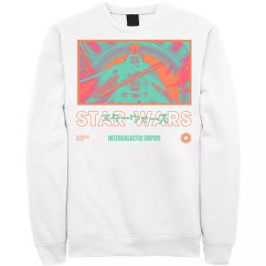Мужской свитшот Star Wars Bright Baddies Vader Licensed Character, белый