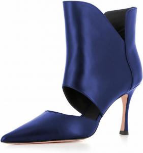 Женские ботильоны на каблуке-стилет Zszszsu, сексуальные высокие каблуки с оригинальными вырезами, стильные ботильоны с удобной посадкой, размер 4-16 США, Blue