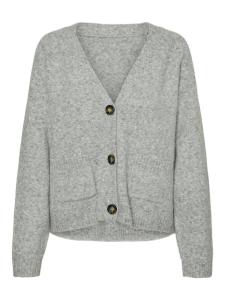 Вязаный кардиган VERO MODA Boom, mottled grey