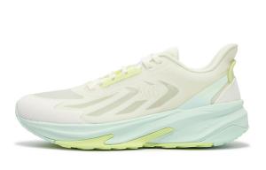 361° Женские беговые кроссовки с амортизацией, противоскользящей и износостойкой подошвой, низкие, бело-зеленые, цвет White Green