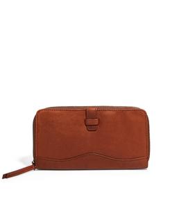 Большой кошелек на молнии American Leather Co, Brandy Smooth