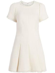 Cinq A Sept твидовое платье мини Nova, нейтральный цвет