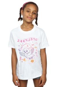 Хлопковая футболка с надписью «Сова» Harry Potter, белый