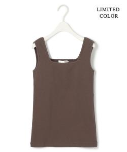 Майка в рубчик с широкой строчкой