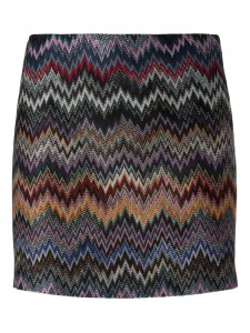 Юбка с узором зигзаг Missoni, черный