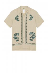 Рубашка Jack от Agua Bendita, beige & green