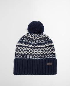 Шапка Barbour Marlow Fair Isle, темно-синий