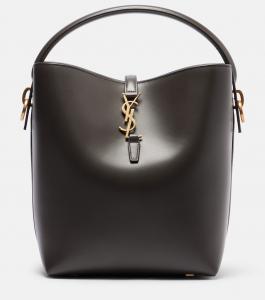 Кожаная сумка-ведро Le 37 Cassandre Saint Laurent, Urban Grey