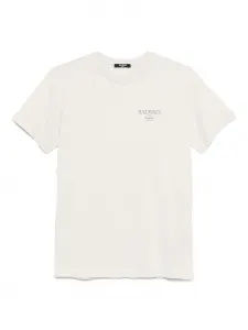 Футболка с логотипом Balmain Kids, нейтральный