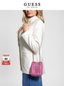 Сумка женская Guess с цепочкой, розовый / красный