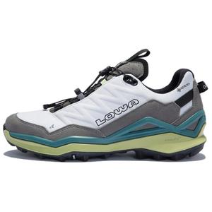 Кроссовки мужские низкие серо-зеленые Lowa, Gray Green