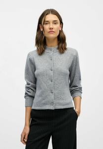 Кардиган Object Cardigan, Medium Grey Melange/Dark Grey
