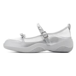 Туфли Мэри Джейн на массивном каблуке EBLAN серебристые