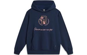 Толстовка Badfive унисекс темно-синяя Lining, темно-синий