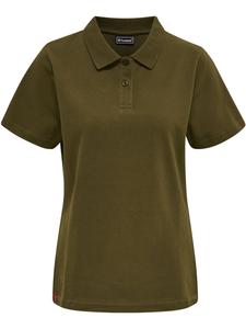 Поло Hummel Hmlred Classic Polo Woman, цвет DARK OLIVE