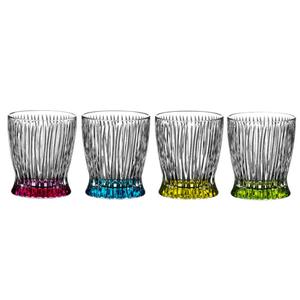Набор стаканов для виски Fire & Ice Tumbler Collection, 4 предмета 0,29 л Riedel, красочный/прозрачный