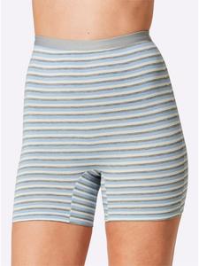 WITT WEIDEN Длинные трусики в серую полоску + серый меланж