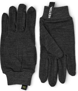 Перчатки Hestra Unisex из мериносовой шерсти Active с 5 пальцами для повседневной носки, зимы, походов и бега для мужчин и женщин, Charcoal