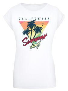 Рубашка F4NT4STIC California Palmen Retro, белый
